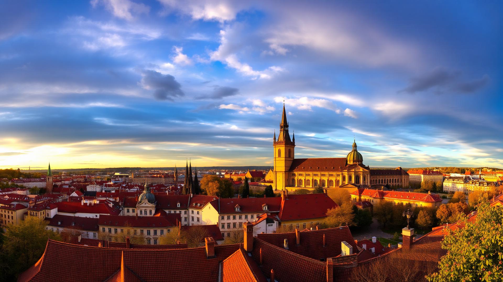 Panorama Pražského hradu